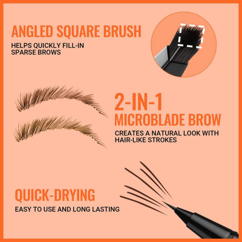 MicroBrow — Waterproof Double-Headed Eyebrow Pen