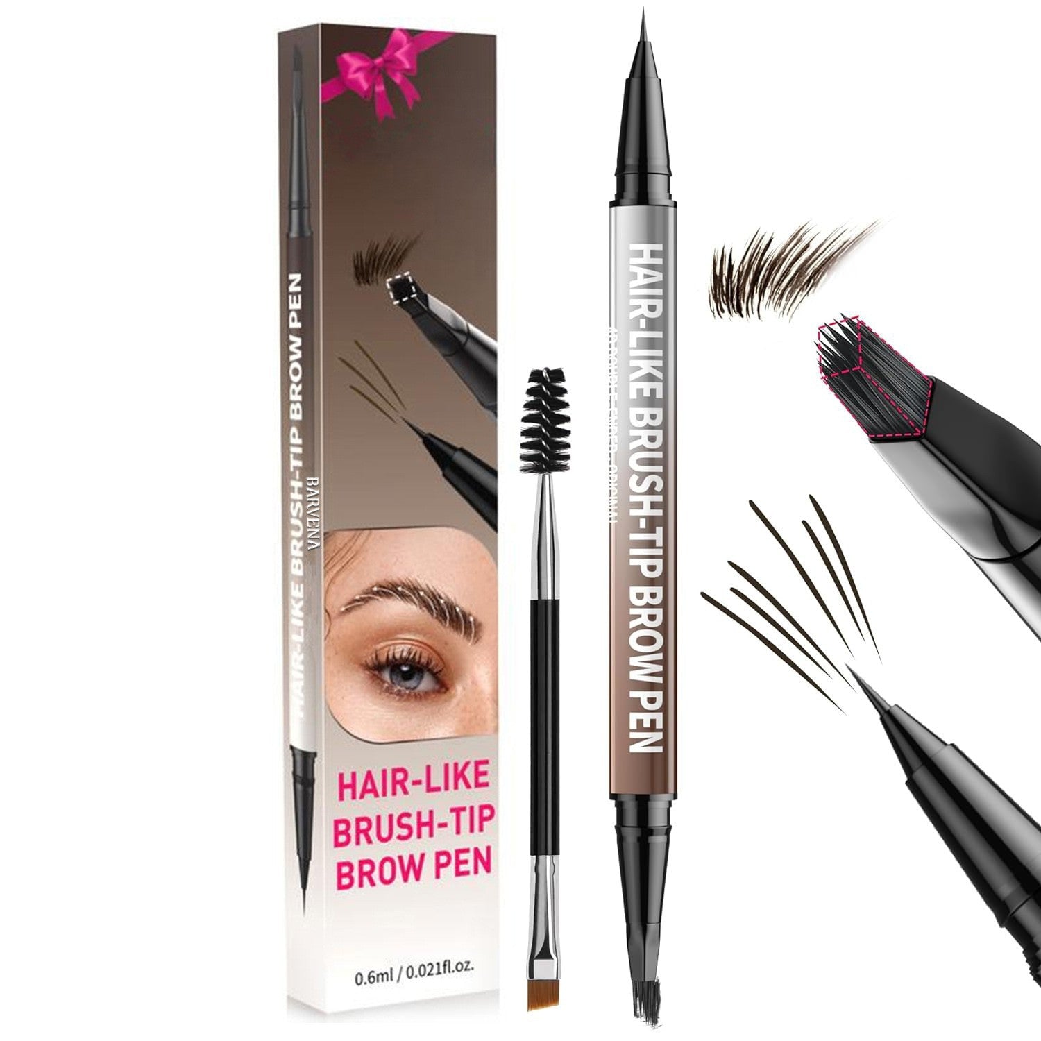MicroBrow — Waterproof Double-Headed Eyebrow Pen